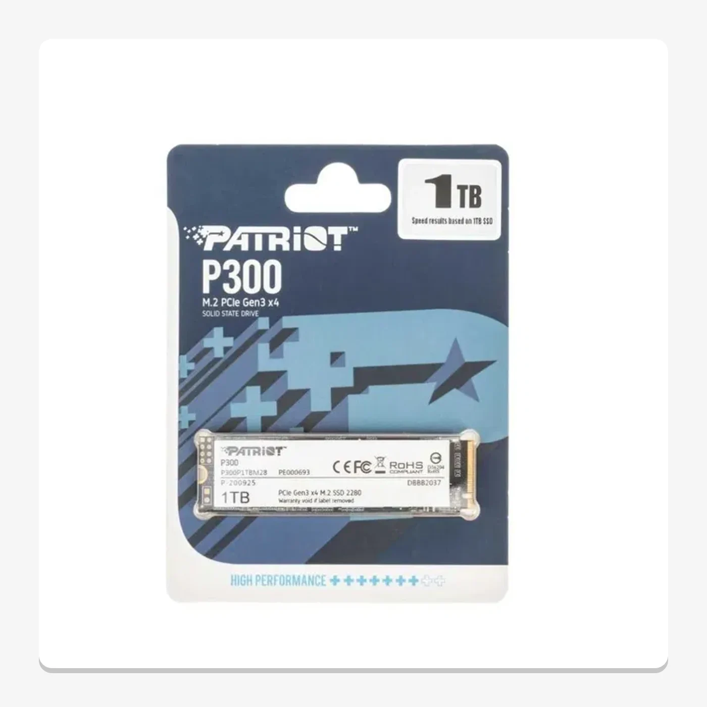 SSD M2 1 TB Patriot P300 PCIe 3.0